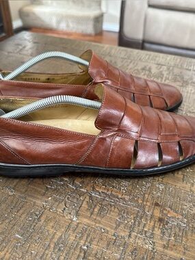 Cole Haan Brown Leather Fisherman-Style Slip-Ons Nike Air Italy 11 M Mens